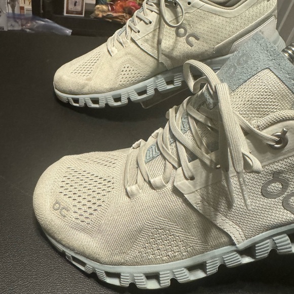 On Running On Cloud X Running Shoes Women’s 9.5 Aloe/Surf 40.99036 - Picture 9 of 16